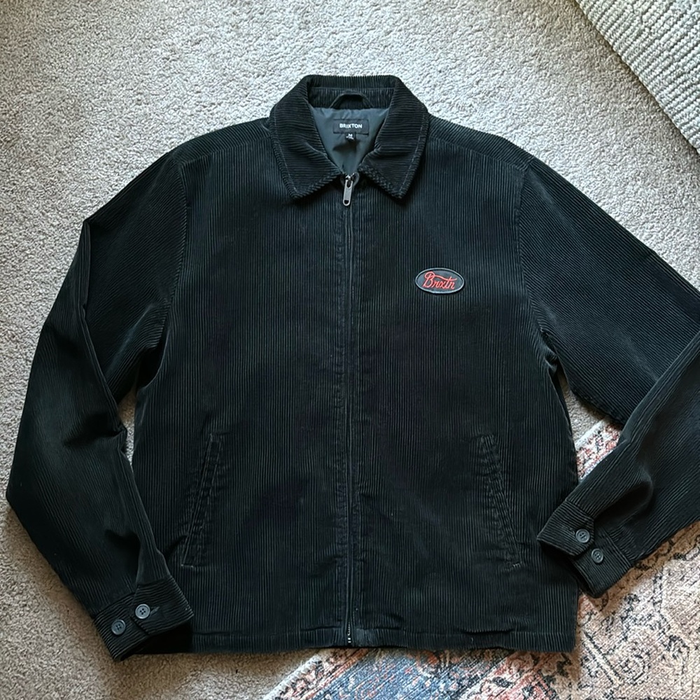 Brixton Cord Zip Up Jacket